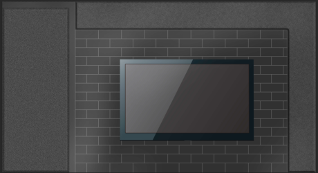 家装：设计一张整张电视背景墙