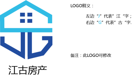 江古地产公司LOGO设计