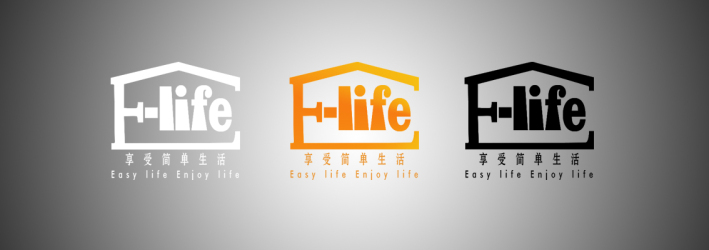 “E-life”logo设计