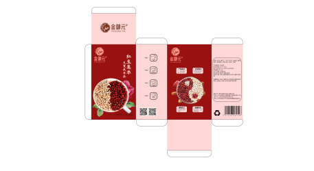 红豆薏米芡实茶外包装设计