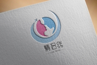 情侣线logo设计