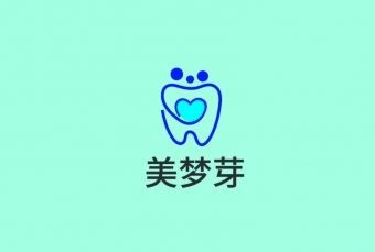 美梦芽儿童口腔logo设计