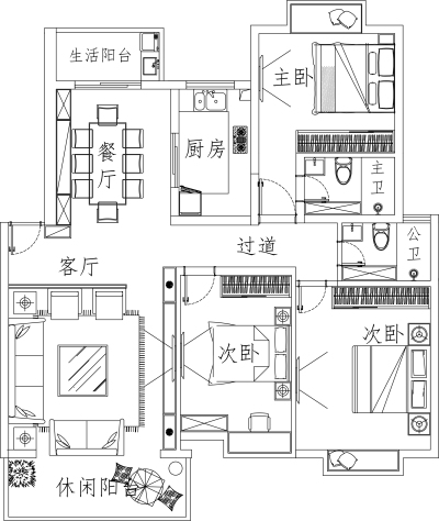 新中式家装方案