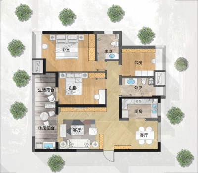 三居室方案设计