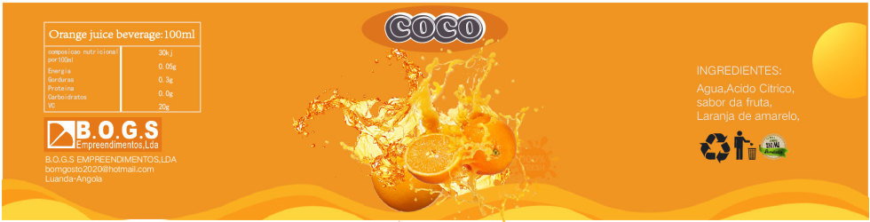 果汁包装设计（橘子味和芒果味）