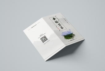 齐裕岩茶二折页设计