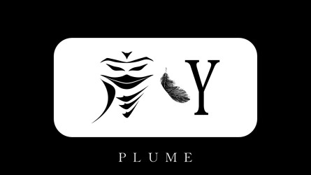 “彦羽plume”logo设计