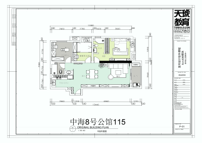方案设计---中海8号公馆115平