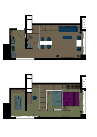 方案---LOFT公寓民宿设计