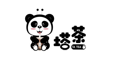 logo---“塔茶”奶茶店