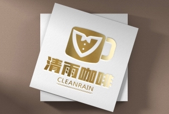 logo---清雨咖啡